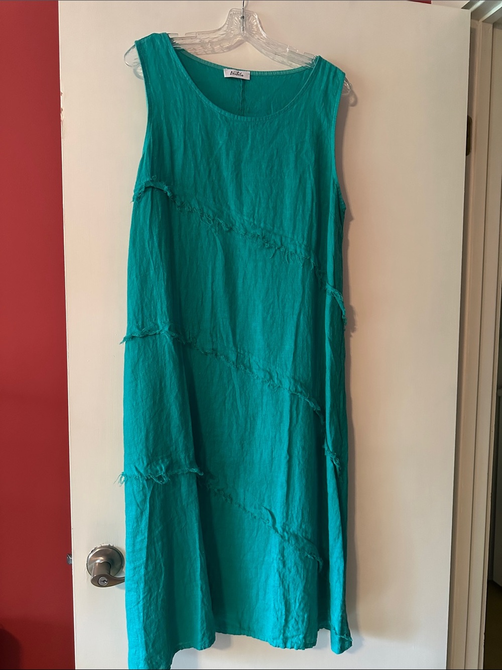 Sleeveless Turquoise Maxi Dress by Devitalia